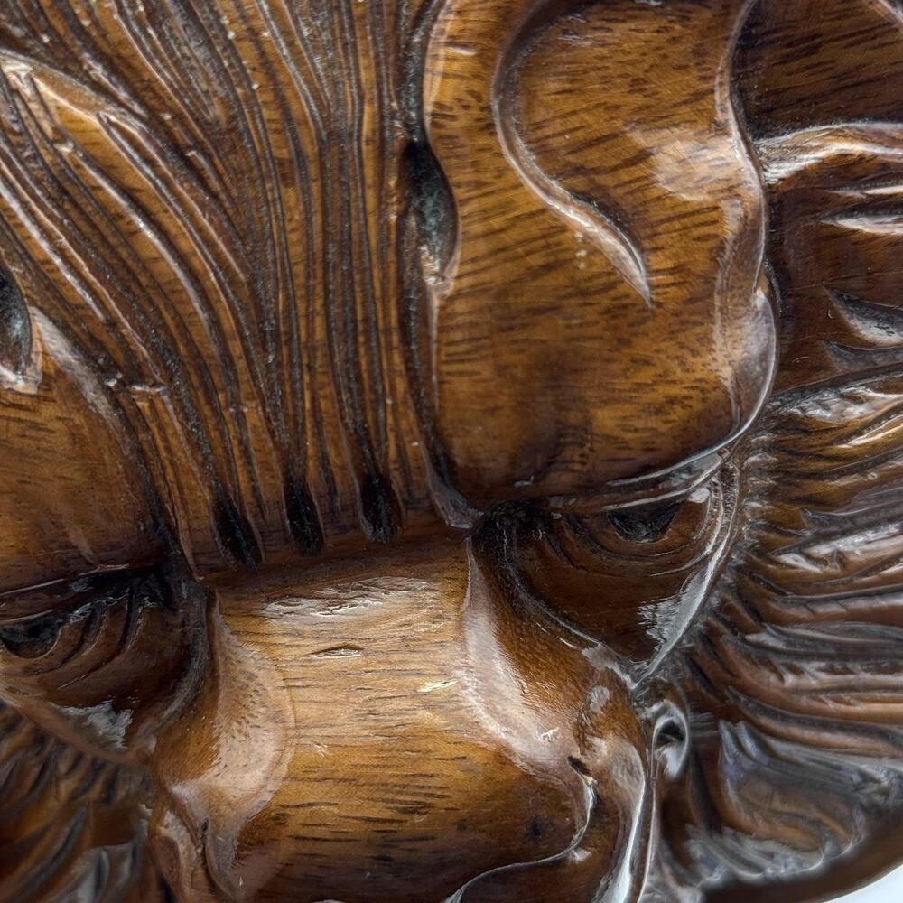 Timmy Woods Lion Crossbody Bag Carved Wood Beverly Hills Limited Edition Art - Picture 12 of 16